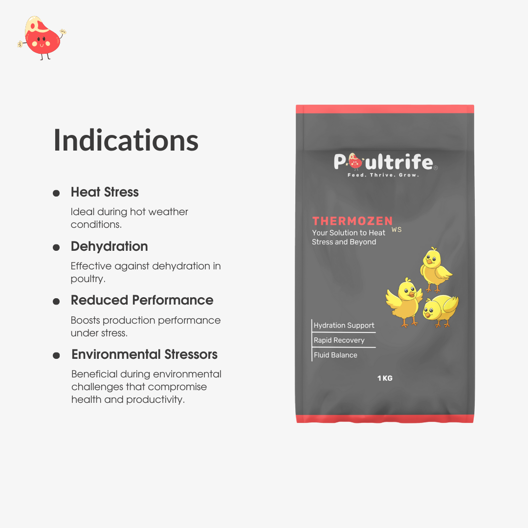THERMOZEN WS – Combat Heat Stress, Keep Birds Cool