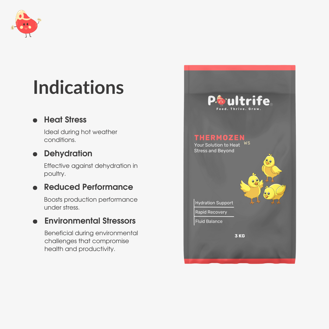 THERMOZEN WS – Combat Heat Stress, Keep Birds Cool
