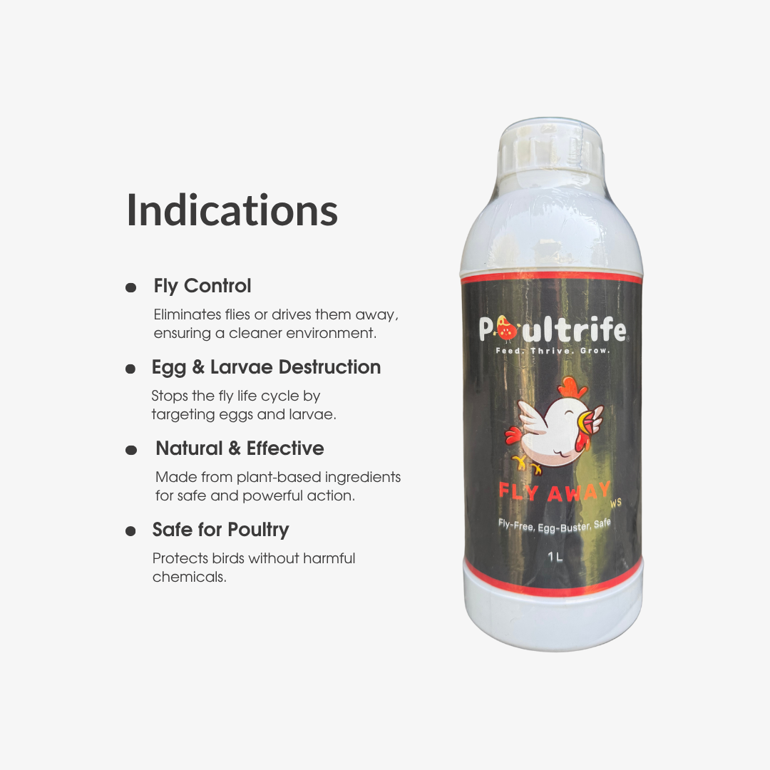 Fly Away WS – Natural Fly Repellent for Poultry
