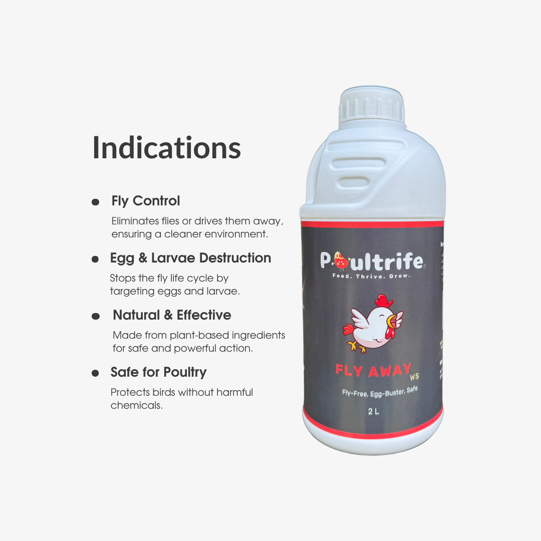 Fly Away WS – Natural Fly Repellent for Poultry