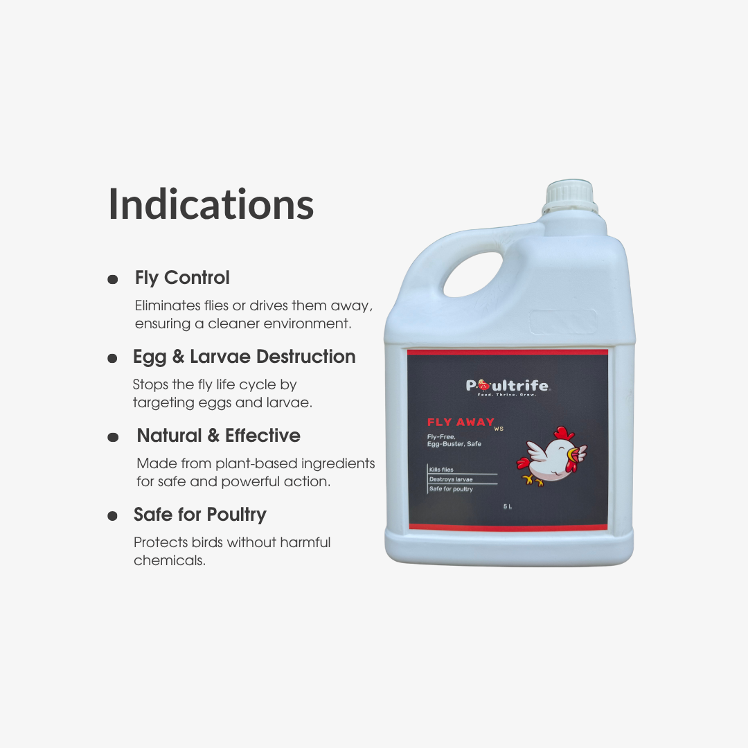 Fly Away WS – Natural Fly Repellent for Poultry