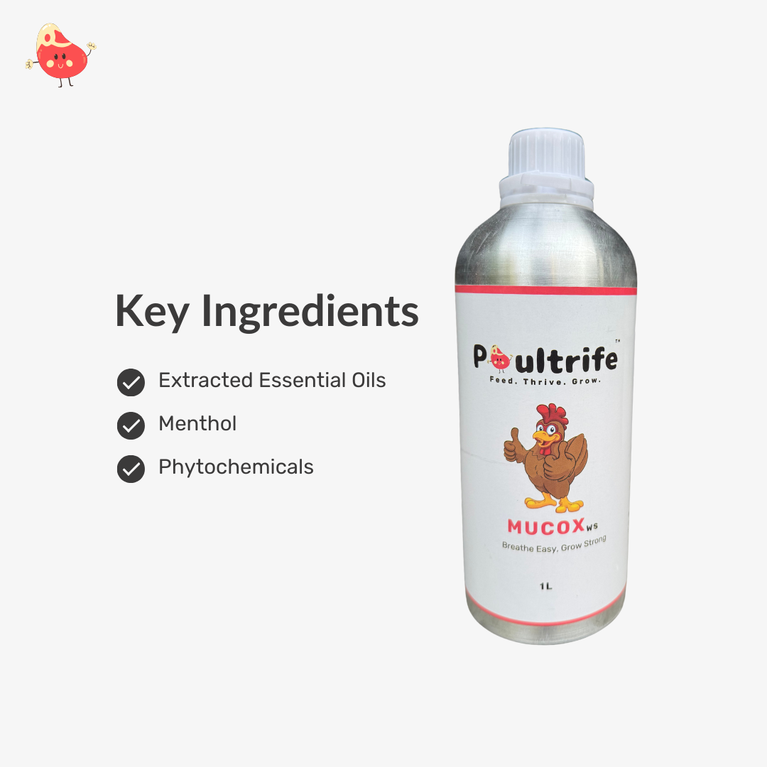 MUCOX WS – Herbal Respiratory Tonic for Poultry