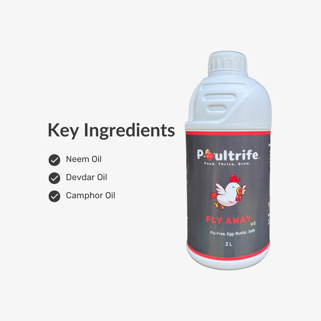Fly Away WS – Natural Fly Repellent for Poultry
