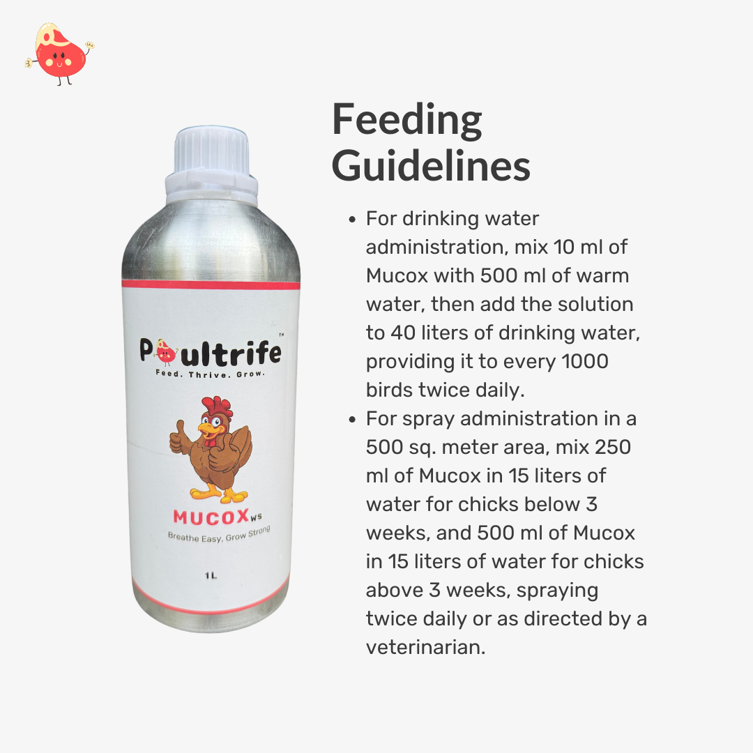 MUCOX WS – Herbal Respiratory Tonic for Poultry