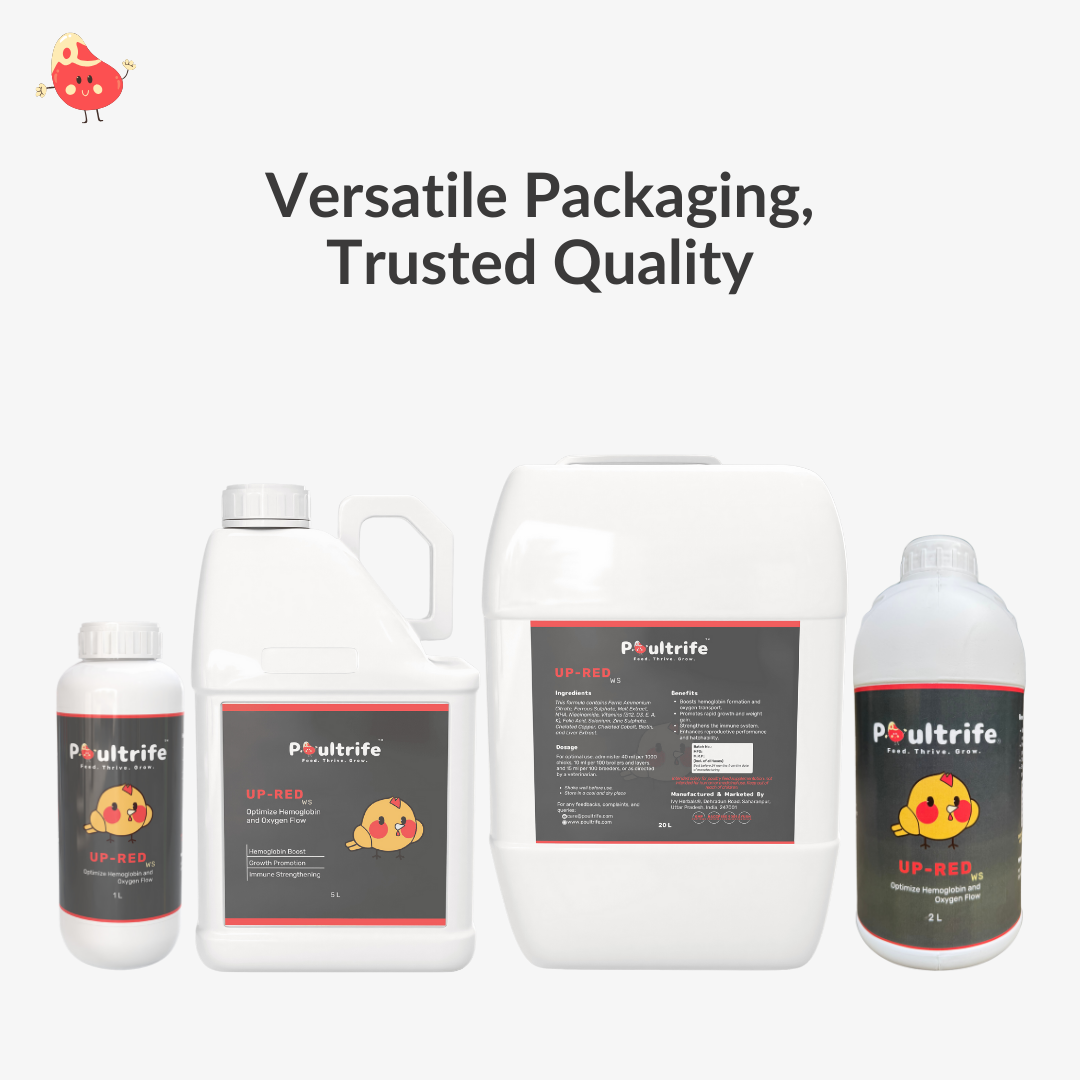 UP-RED WS – Weight Booster + Iron Tonic for Poultry